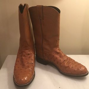 Vintage Justin Cowboy Boots (Sz 7)
